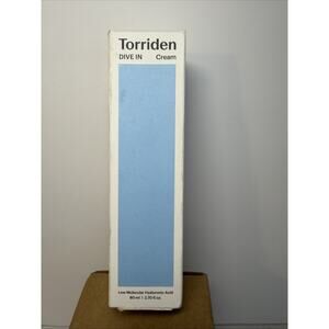 TORRIDEN - DIVE-IN Low Molecular Hyaluronic Acid Soothing Cream 2.70 Fl Oz-NIB
